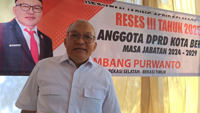 
 Reses di Arenjaya, Anggota DPRD Bekasi Bambang Purwanto Serap Aspirasi Warga Soal Infrastruktur dan BPJS