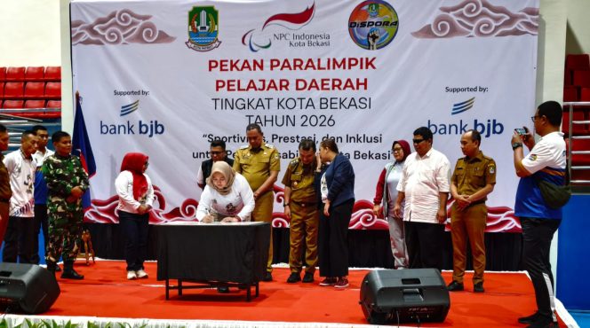 
 Pemkot Bekasi Buka Peparpeda 2026, Tegaskan Dukungan bagi Pelajar Disabilitas